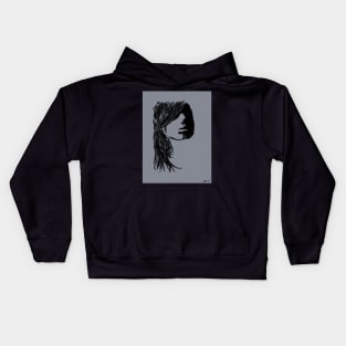 Human face Kids Hoodie